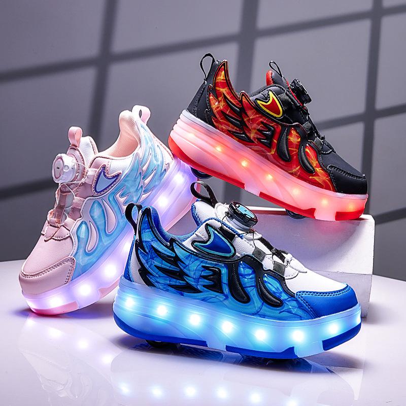 Girls Flutter Heart Lights – Groovy Swirl  |  Light-Up Athletic Shoes & Sneakers Athletic Shoes & Sneakers