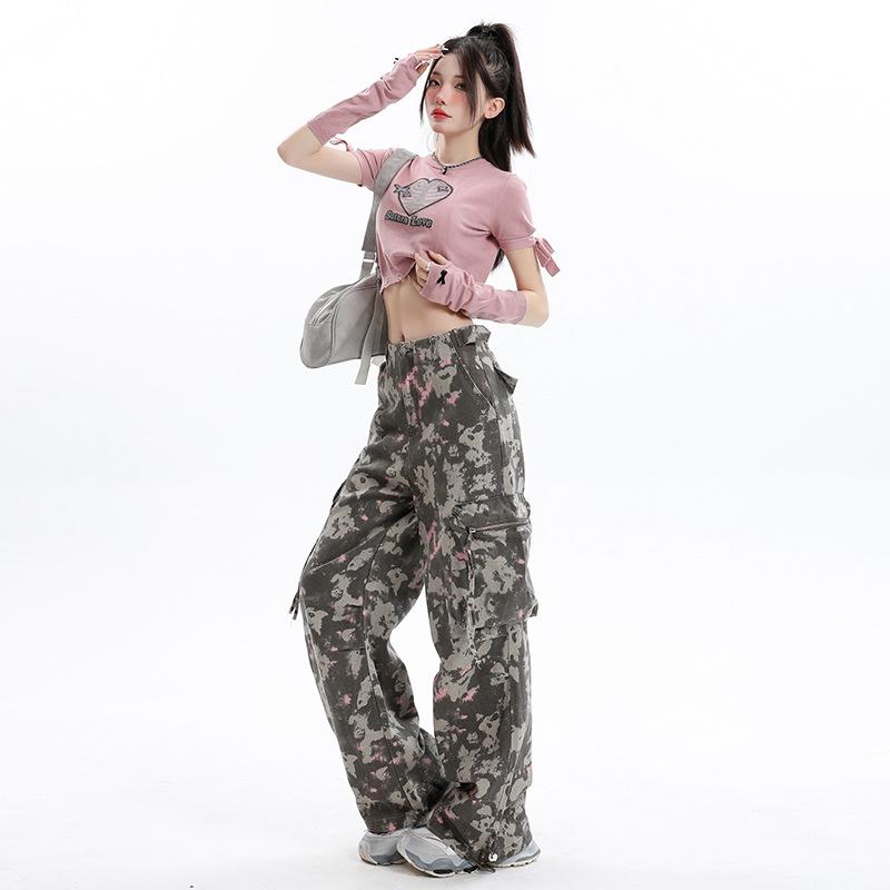 Mens Camo Print Woven Cargo Pants  |  Sweatsuits Clothing Mens