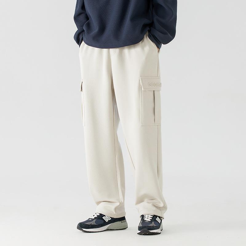 Mens Heavyweight Washed Cargo Joggers  |  Joggers & Sweatpants Cargo Pants Cargo Pants