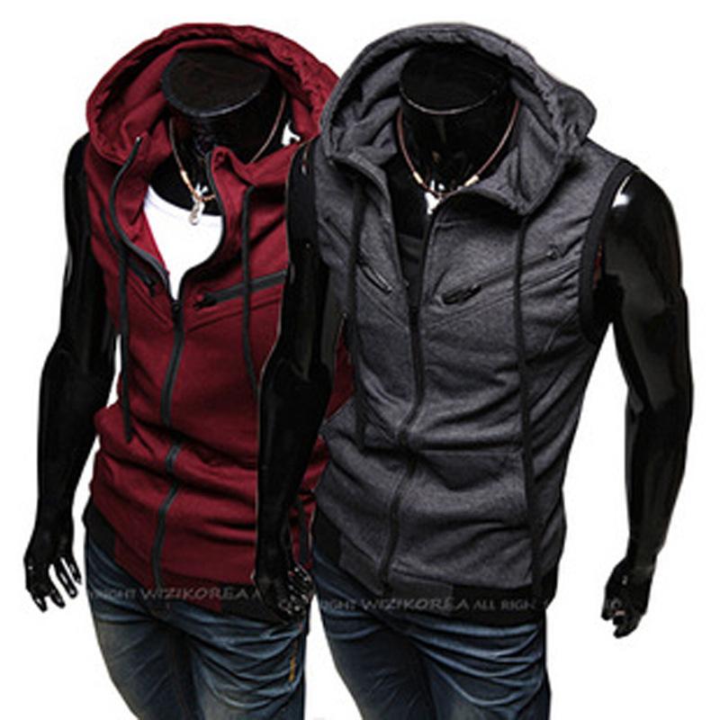 Mens Heritage Washed Sleeveless Zip Hoodie  |  Hoodies & Jackets Clothing Hoodies & Jackets