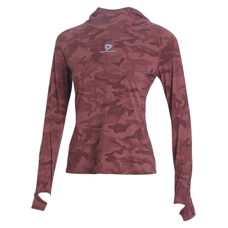 Womens Adapt Camo Seamless Long Sleeve Crop Top  |  T-Shirts & Tops Clothing Crop Tops