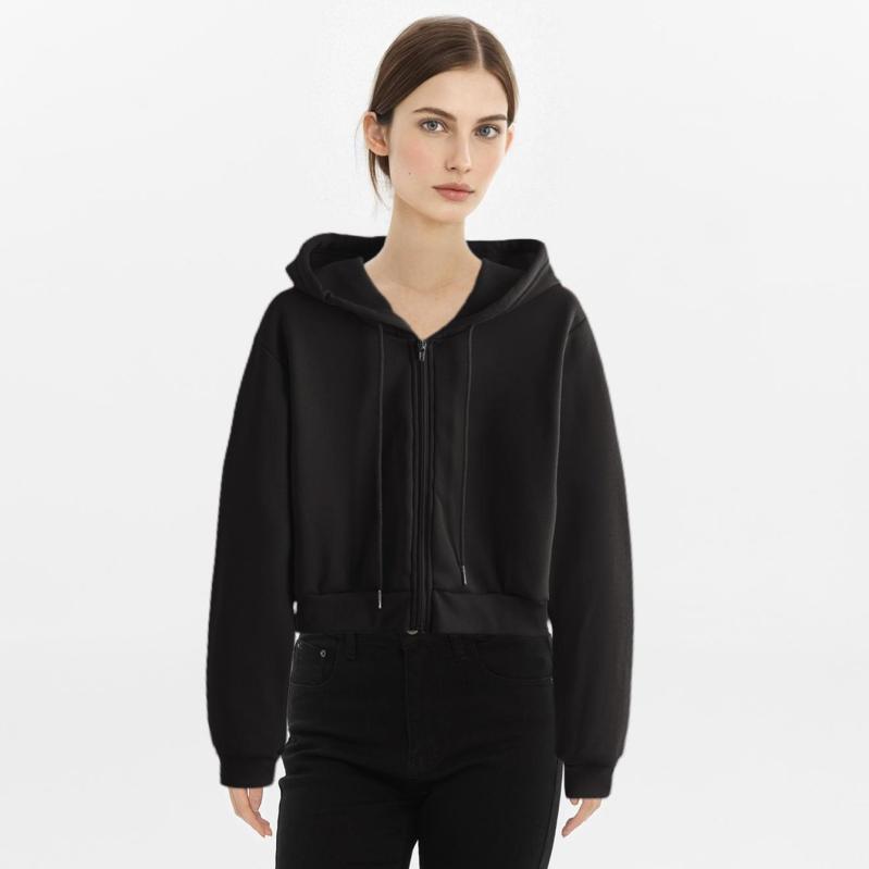 Womens Gs Power Cropped Zip Hoodie  |  Sweatsuits Clothing Hoodies & Jackets