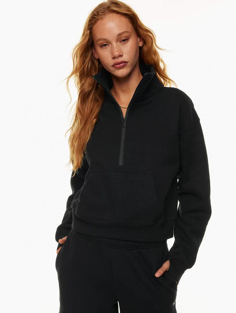 Womens Rest Day Sweats 1/2 Zip Pullover  |  Sweatsuits Clothing Sweatsuits